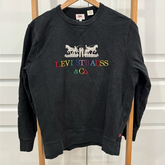 EUC Levi’s 90s Logo Crewneck Sweatshirt - Men’s Size S - Picture 1 of 4